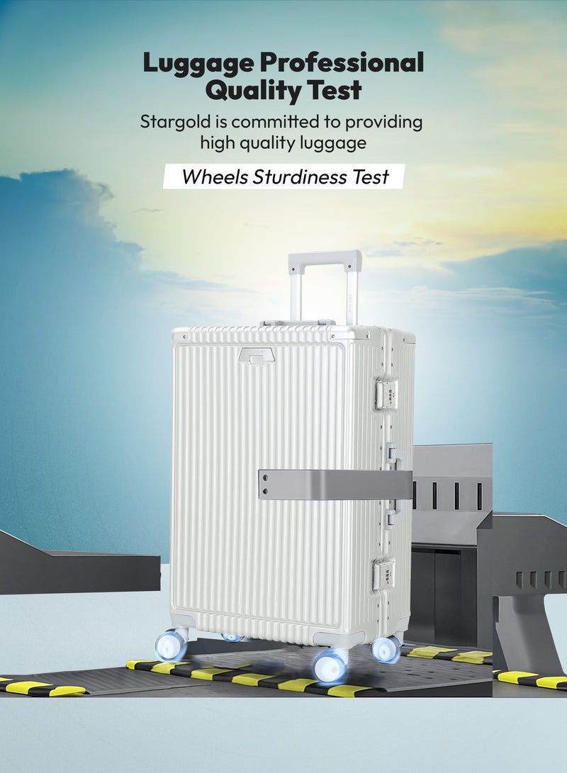 VIPTOUR PC Hard Side Zipperless Luggage Set of 3 PCS TSA Lockable Travel Suitcase 20/25/29 Inches - Image 2